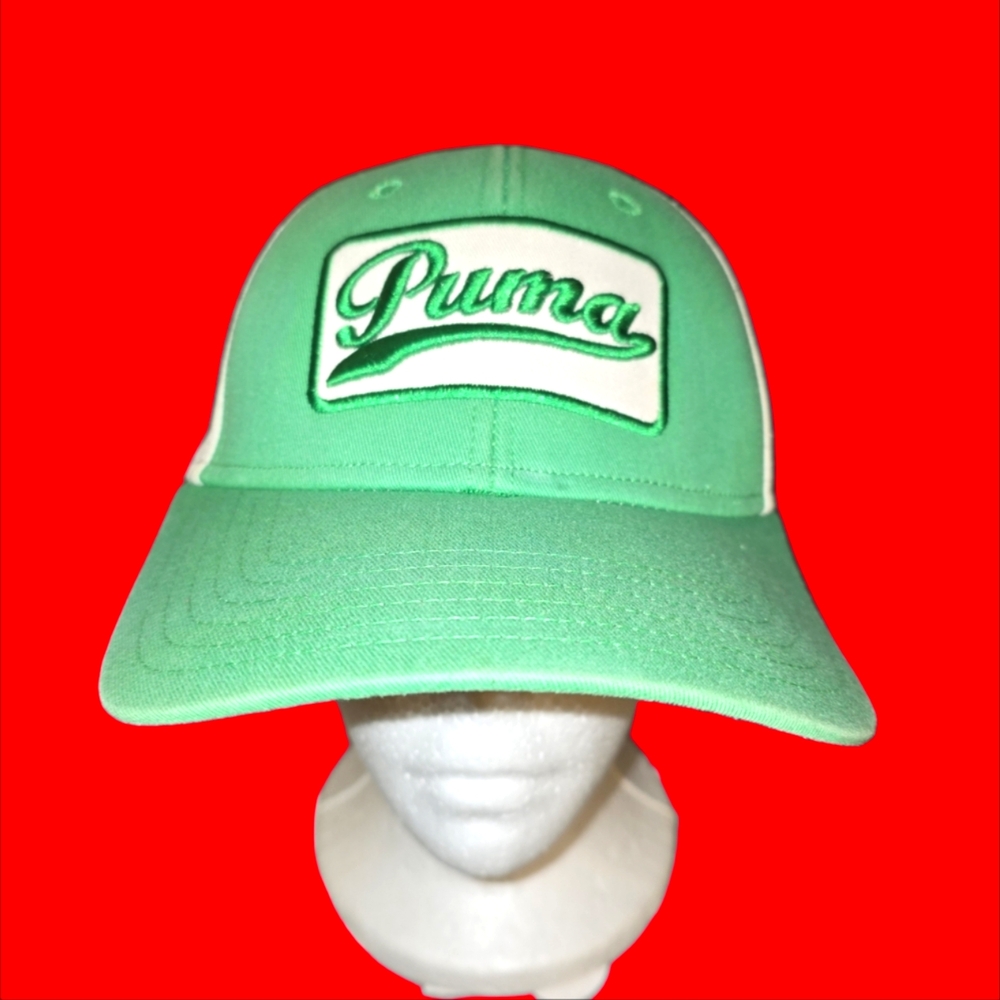 Puma Mens Greenskeeper Adjustable Cap Hat Bright White/Black OSFA